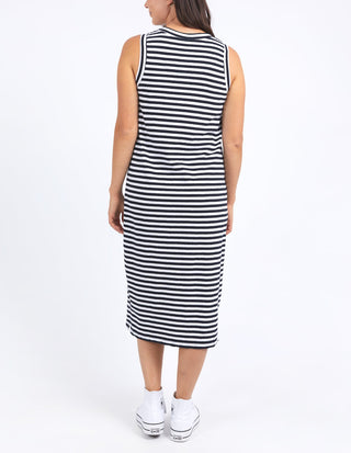 Lyric Tank Dress - Navy/White Stripe - 8149018.NAVY - All About A Girl
