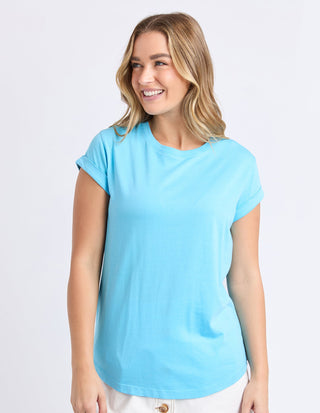 Manly Tee Shirt - Aqua - 55X0158.AQUA - All About A Girl