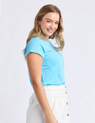 Manly Tee Shirt - Aqua - 55X0158.AQUA - All About A Girl