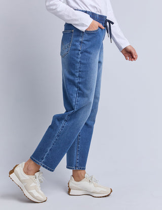 Marta Barrel Jeans - Blue - 81D1658.BLU - All About A Girl
