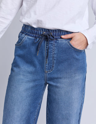 Marta Barrel Jeans - Blue - 81D1658.BLU - All About A Girl