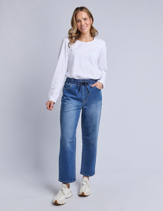 Marta Barrel Jeans - Blue - 81D1658.BLU - All About A Girl