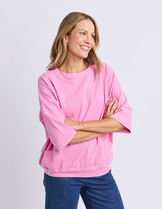 Marta Stripe Long Sleeve Tee - Pink/White/Navy Stripe - 8139059.PTPK - All About A Girl