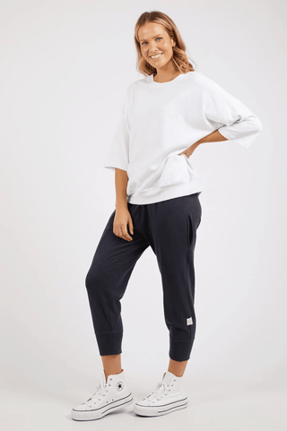 Mazie Sweatshirt - White - 81X4018.WHT - All About A Girl