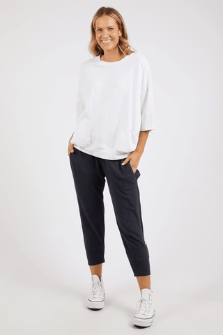Mazie Sweatshirt - White - 81X4018.WHT - All About A Girl