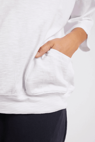 Mazie Sweatshirt - White - 81X4018.WHT - All About A Girl