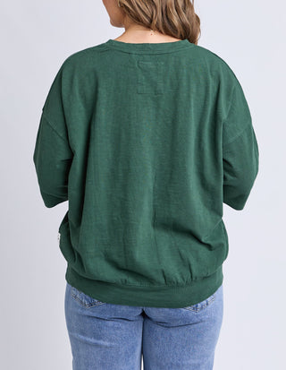 Mazie Sweatshirt - Winter Green - 81X4018.WGRN - All About A Girl