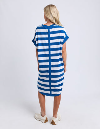 McKinley Dress - China Blue Stripe - 8168063.CBL - All About A Girl