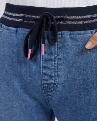 Melody Denim Joggers - Light Blue - 81D1187.BLU - All About A Girl