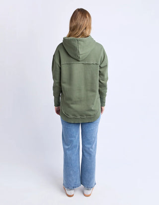 Metallic Simplified Hoodie - Khaki-Lilac - 55X0273.KHAK - All About A Girl