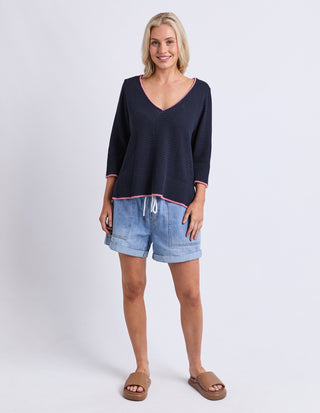 Milla Knit - Navy - 8177117.NAVY - All About A Girl
