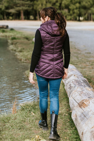 Moke Mary Claire Vests - Midnight Plum - allaboutagirl