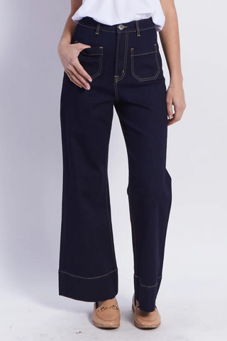 Monaco Milan Wide Leg Jean - Ink