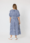 Monecito Stripe Dress - Navy - 50180 - All About A Girl