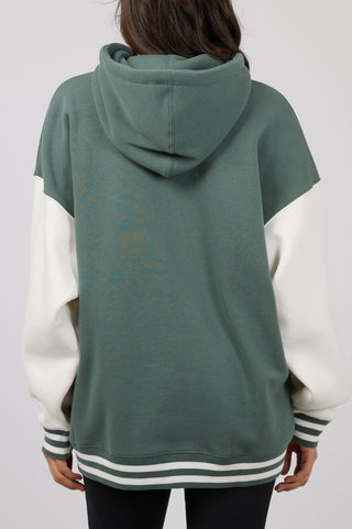 National Contrast Hoody - Green - 6437131.GRN - allaboutagirl