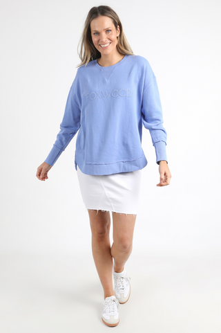 Simplified Sweatshirt - Neon Blue