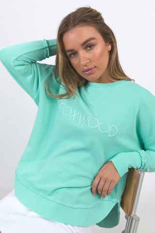 Simplified Sweatshirt - Neon Mint