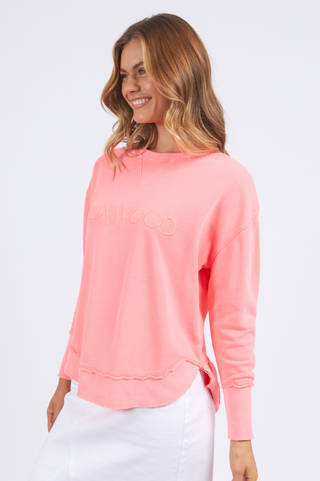 Simplified Sweatshirt - Neon Pink