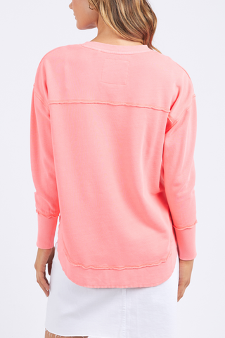 Simplified Sweatshirt - Neon Pink