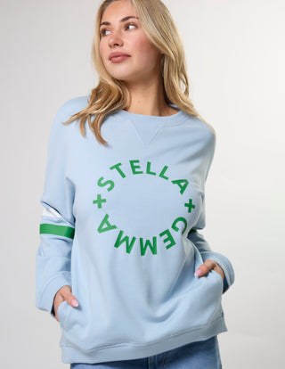 Newport Pocket Sweatshirt - Sky Blue Rotation