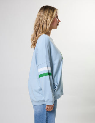 Newport Pocket Sweatshirt - Sky Blue Rotation