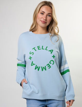 Newport Pocket Sweatshirt - Sky Blue Rotation