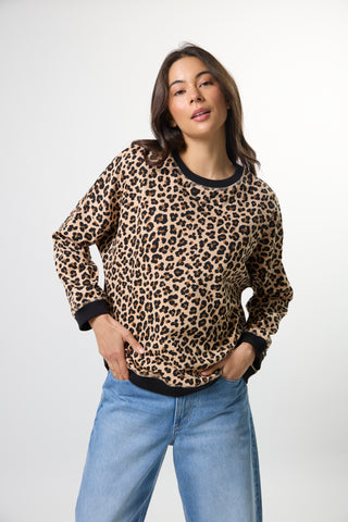 Newport Sweater - Snow Leopard