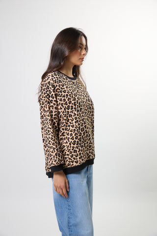 Newport Sweater - Snow Leopard