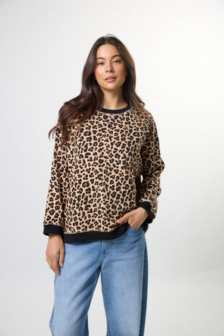 Newport Sweater - Snow Leopard