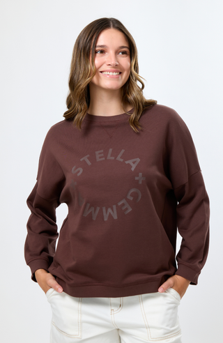 Newport Sweatshirt - Chocolate Rotation