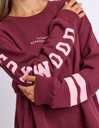 Origin Crew - Burgandy With Pink - 55X0352.BURG - All About A Girl