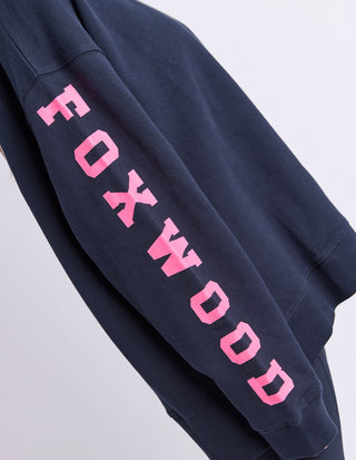 Foxwood Origin Crew navy bright pink full length style