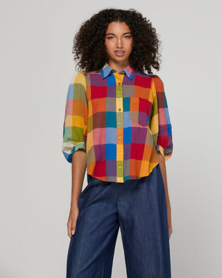 Pari Shirt - Kingston Check - SS26SH03-01 - All About A Girl