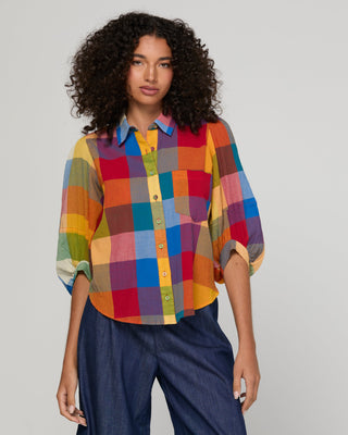 Pari Shirt - Kingston Check - SS26SH03-01 - All About A Girl
