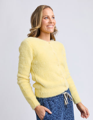 Paris Cardigan - Pale Lemon