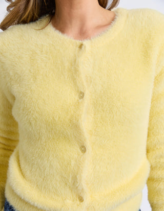 Paris Cardigan - Pale Lemon