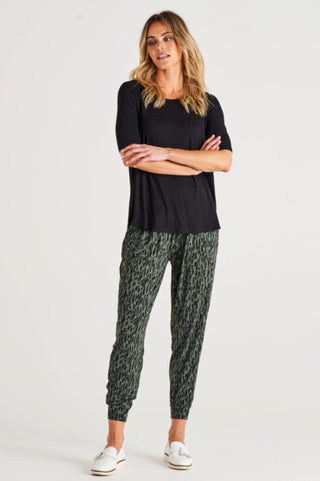 Paris Pants - Abstract Green - BB508 - allaboutagirl