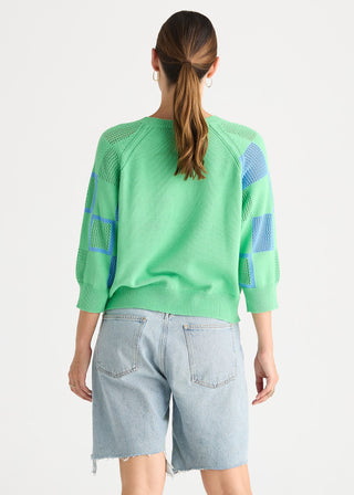 Patch Pointelle Top - Jelly Mint - ZP8817 jelly Mint - All About A Girl
