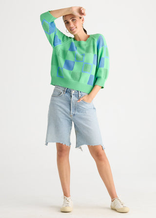 Patch Pointelle Top - Jelly Mint - ZP8817 jelly Mint - All About A Girl