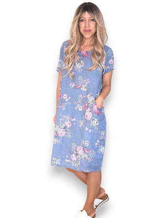 Jungle Dress - Petrol High Tea