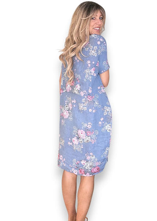Jungle Dress - Petrol High Tea