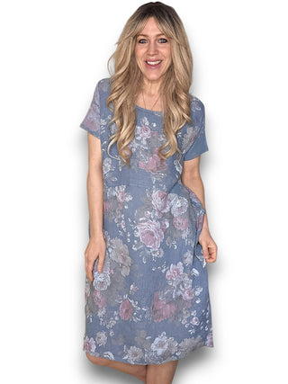 Jungle Dress - Petrol Scarlett Rose