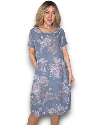 Jungle Dress - Petrol Scarlett Rose