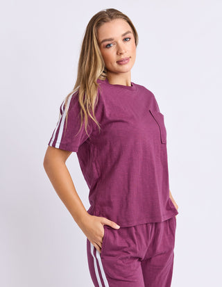 Power Tee - Plum - 5543113.PLUM - All About A Girl