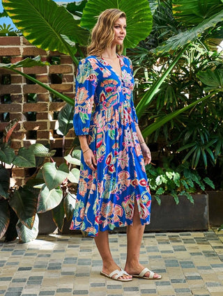 Precious Dress - Sapphire Bloom