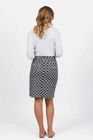 Printed Lightweight Skirt - Arlo - 372AV - All About A Girl