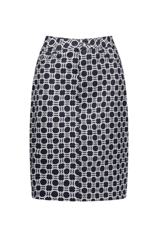 Printed Lightweight Skirt - Arlo - 372AV - All About A Girl