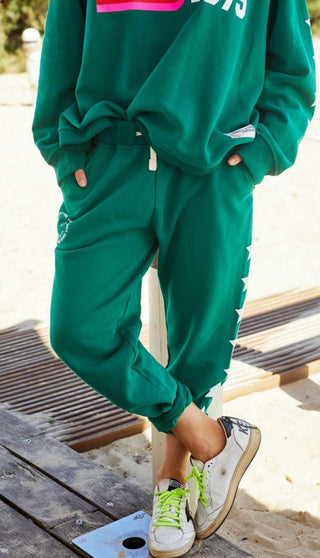 Retro Sweatpants - Emerald - T303 - Emerald - allaboutagirl