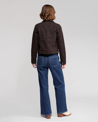 Rider Denim Jacket - Chocolate SS - 2053k - All About A Girl