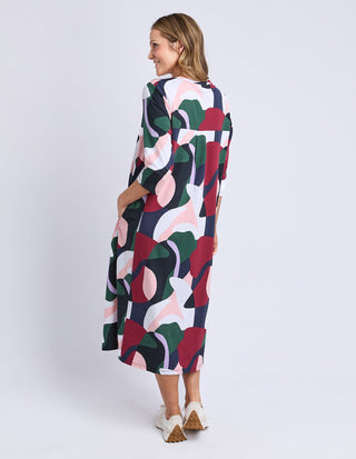 Ronja Dress - Abstract Print - 8178079.MULTI - All About A Girl